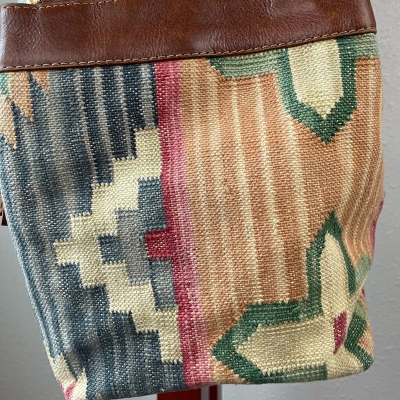 Unique Woven Fabric Boho Shoulder Bag - Picture 3 of 9